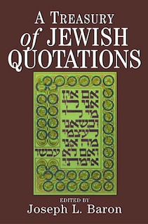 Front cover_A Treasury Of Jewish Quotations