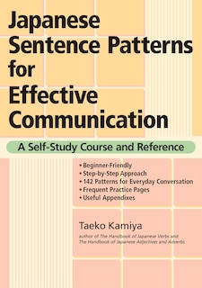 Front cover_Japanese Sentence Patterns for Effective Communication