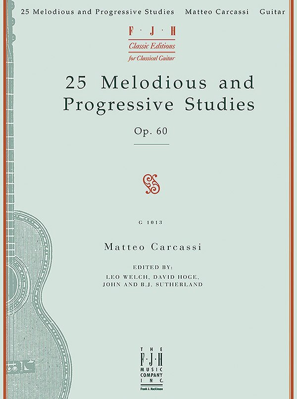 Couverture_25 Melodious and Progressive Studies, Op. 60