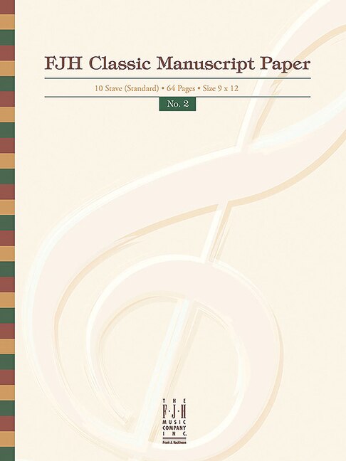 Front cover_Fjh Classic Manuscript Paper No. 2