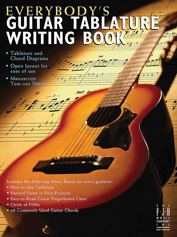 Front cover_Everybody's Guitar Tablature Writing Book