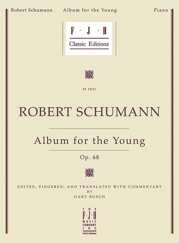 Front cover_Schumann - Album for the Young, Op. 68