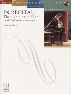 Front cover_In Recital(R) Throughout the Year, Vol 1 Bk 5