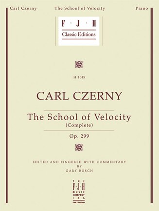 Carl Czerny - School of Velocity (Complete), Op. 299