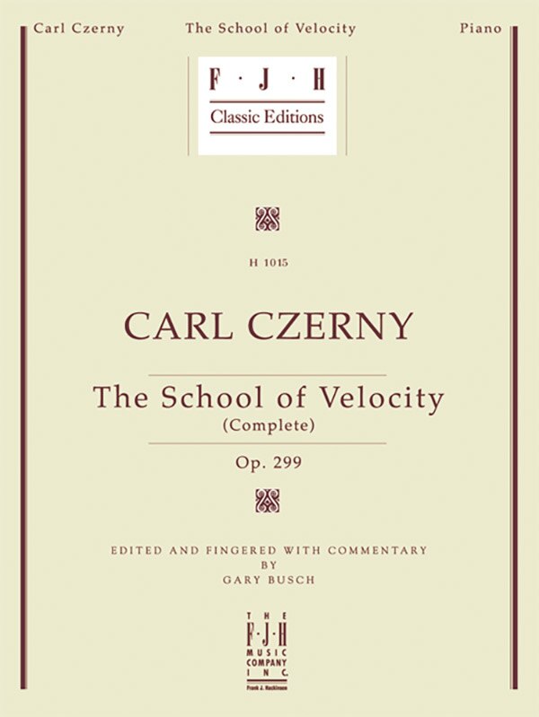 Front cover_Carl Czerny - School of Velocity (Complete), Op. 299