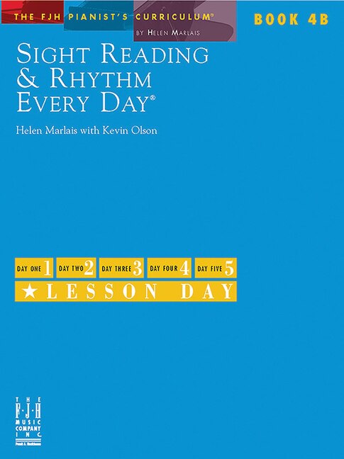 Front cover_Sight Reading and Rhythm Every Day(R), Book 4B