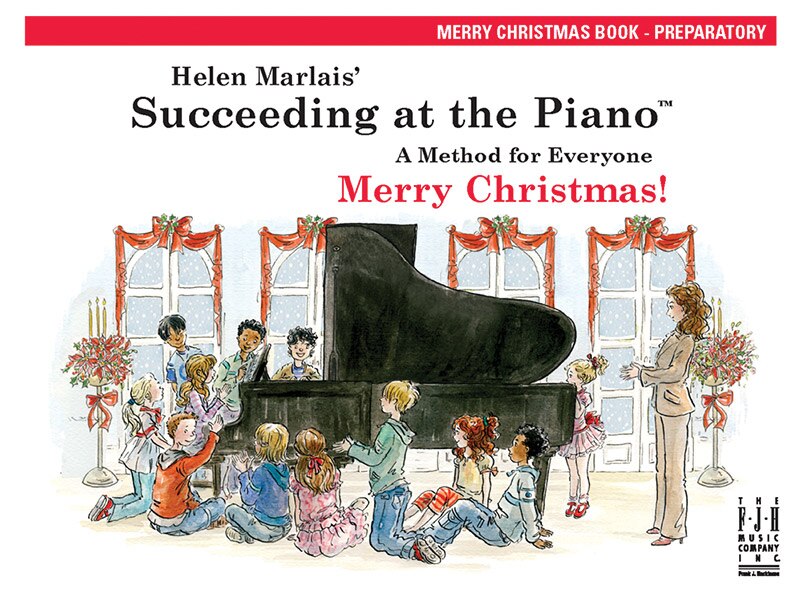 Front cover_Succeeding at the Piano, Merry Christmas Book - Preparatory ()