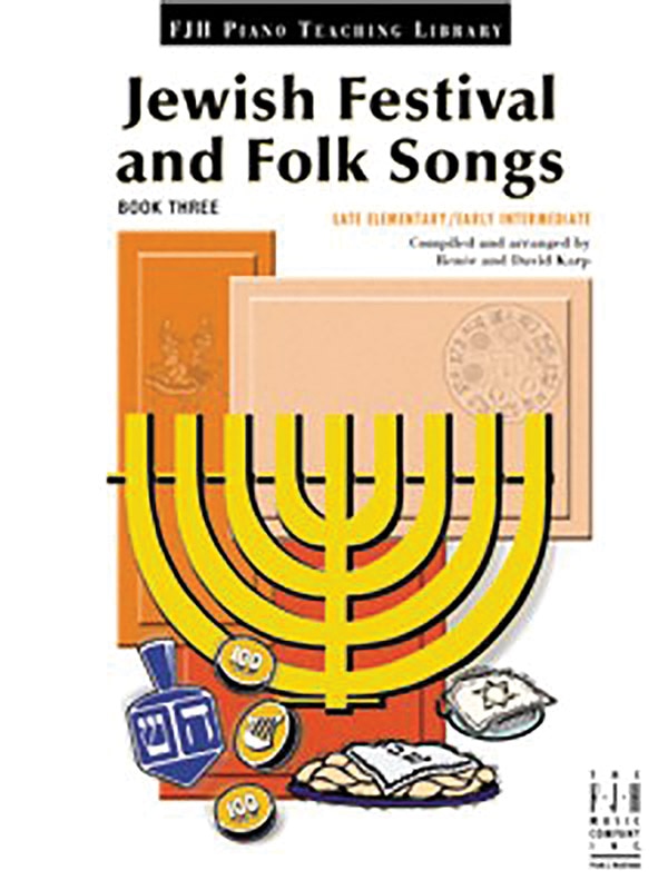 Couverture_Jewish Festival and Folk Songs, Book Three