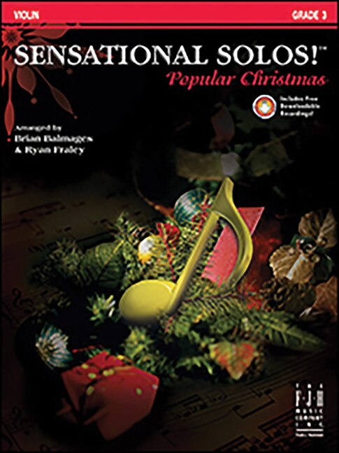 Front cover_Sensational Solos! Popular Christmas, Violin