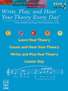 Front cover_Write, Play, and Hear Your Theory Every Day, Book 4