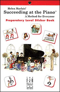 Couverture_Succeeding at the Piano, Sticker Book - Preparatory