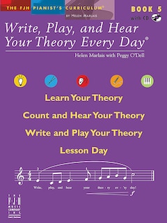Couverture_Write, Play, and Hear Your Theory Every Day, Book 5
