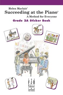 Couverture_Succeeding at the Piano, Sticker Book - Grade 2A