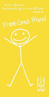 Front cover_Succeeding at the Piano, Flash Card Friend, Grade 2B