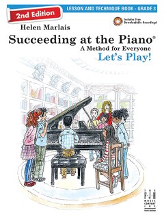 Front cover_Succeeding at the Piano, Lesson and Technique Book - Grade 3