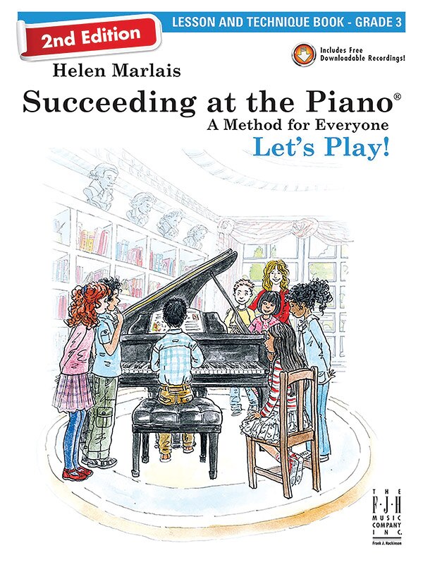 Front cover_Succeeding at the Piano, Lesson and Technique Book - Grade 3