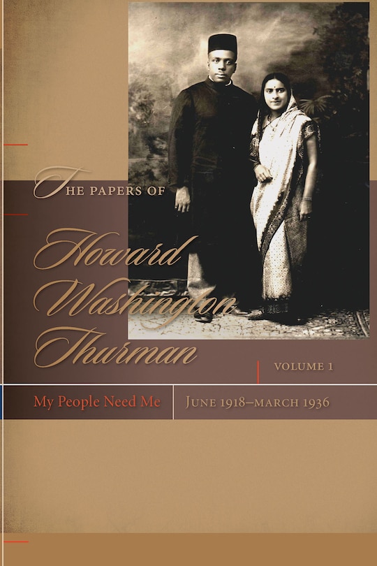 Couverture_The Papers Of Howard Washington Thurman