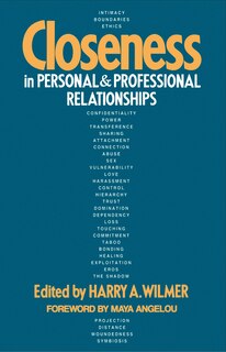 Front cover_Closeness In Personal And Professional Relationships