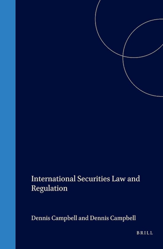 Couverture_International Securities Law and Regulation