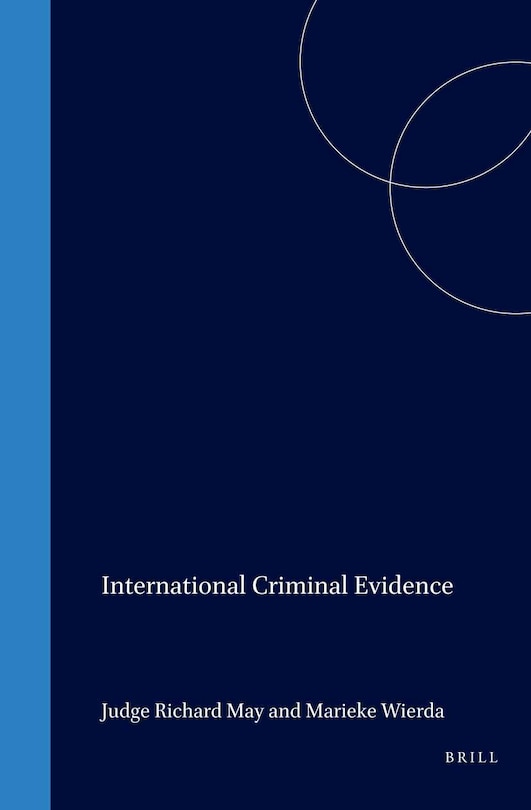 Front cover_International Criminal Evidence