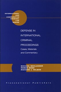 Couverture_Defense in International Criminal Proceedings