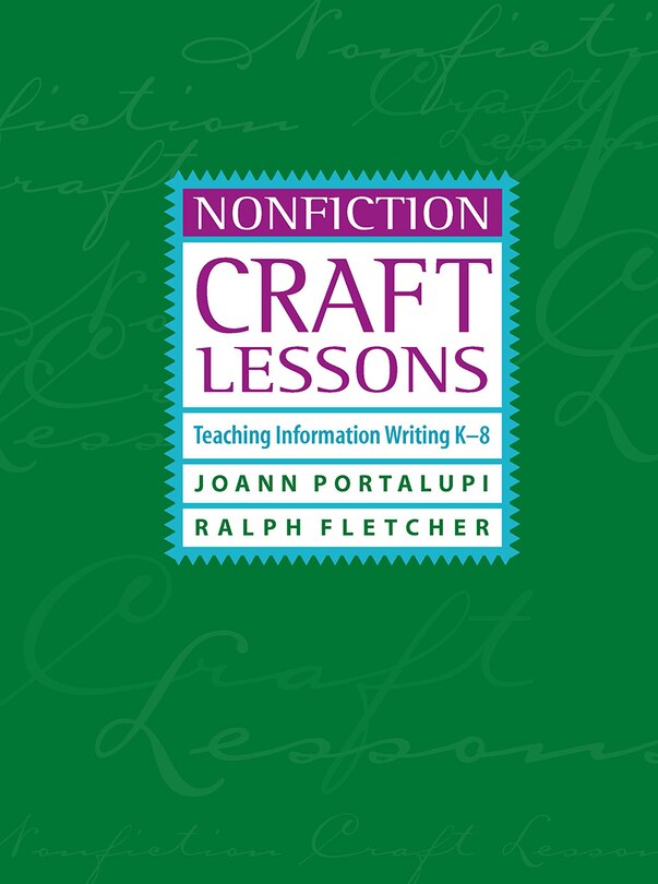 Couverture_Nonfiction Craft Lessons