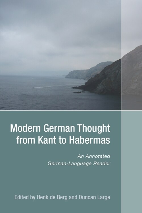 Front cover_Modern German Thought from Kant to Habermas