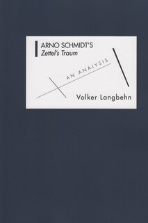 Front cover_Arno Schmidt's <I>Zettel's Traum</I>