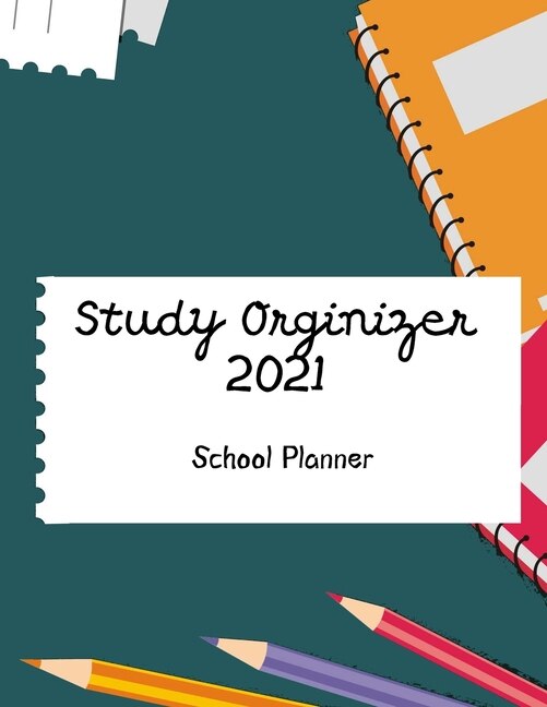Front cover_School Planner 2021 - Study Organizer
