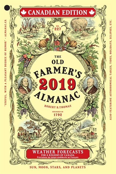 Front cover_2019 Old Farmer's Almanac Canadian Edition