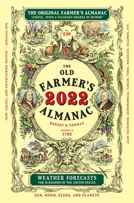 Front cover_The Old Farmer's Almanac 2022