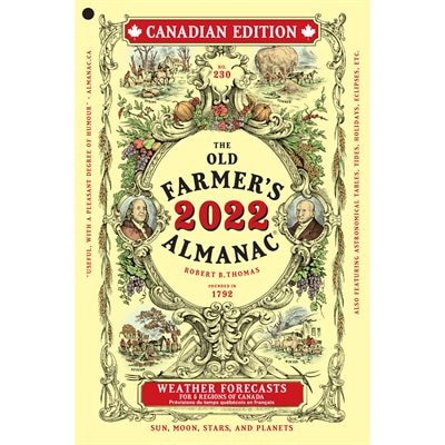 Front cover_The Old Farmer's Almanac 2022 Canadian Edition