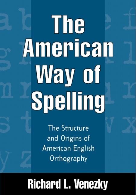 Couverture_The American Way of Spelling