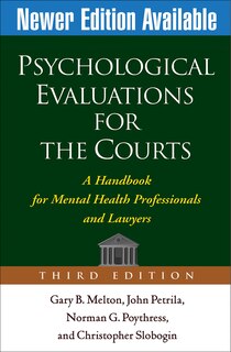 Front cover_Psychological Evaluations for the Courts