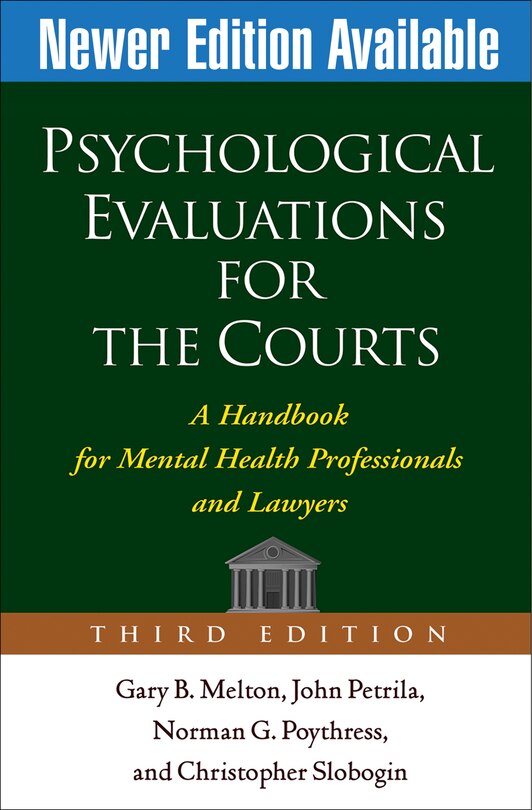 Front cover_Psychological Evaluations for the Courts