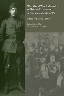 Couverture_The World War I Memoirs of Robert P. Patterson