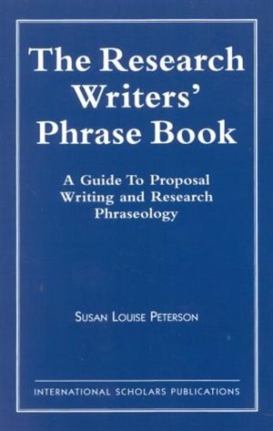 Front cover_Research Writer's Phrase Book