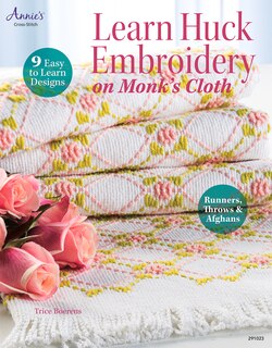 Front cover_Learn Huck Embroidery On Monk's Cloth