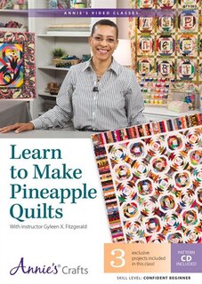 Couverture_Learn To Make Pineapple Quilts With Interactive Class Dvd