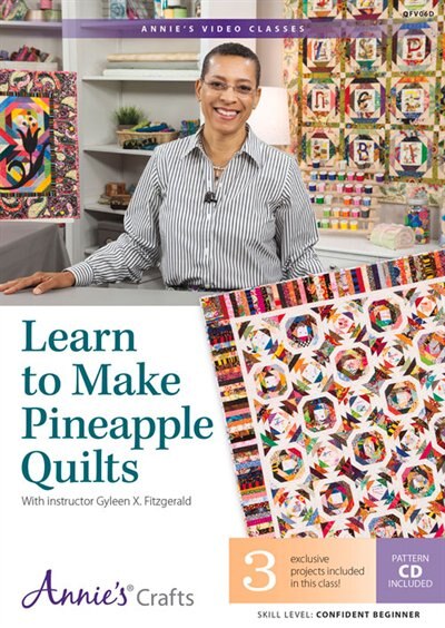 Couverture_Learn To Make Pineapple Quilts With Interactive Class Dvd