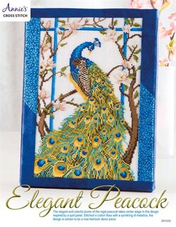 Couverture_Elegant Peacock Cross Stitch Pattern