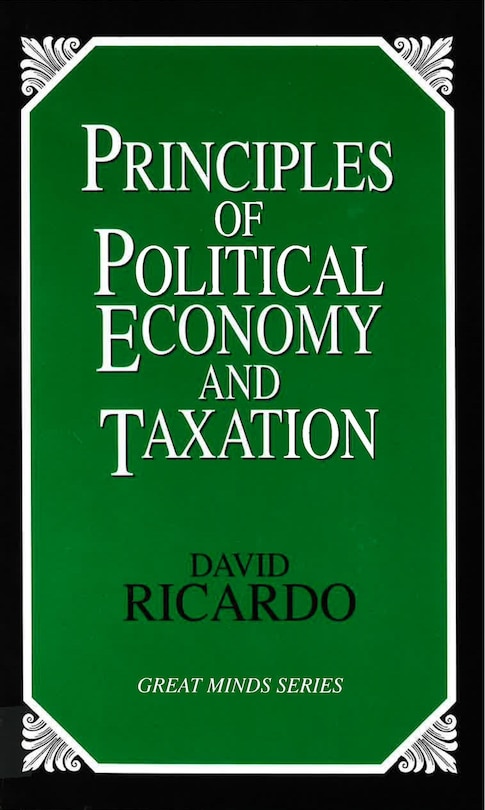 Principles Of Political Economy And Taxation