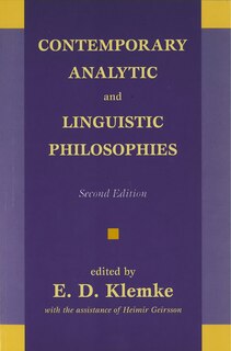 Contemporary Analytic And Linguistic Philosophies