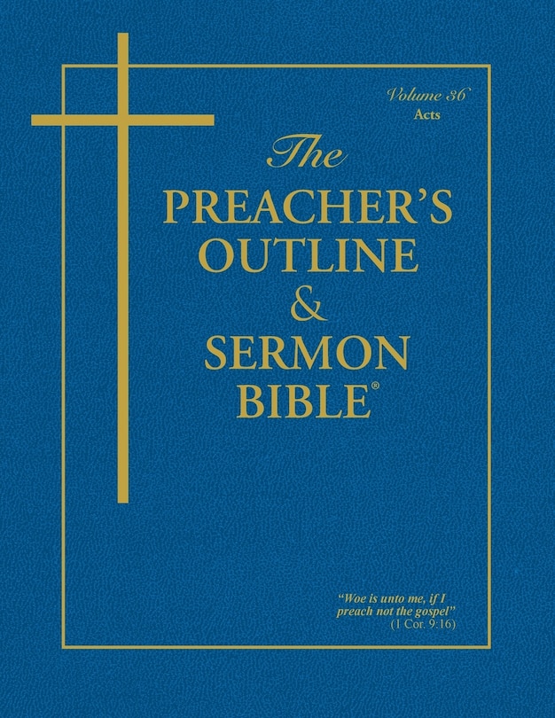 Front cover_Preacher's Outline & Sermon Bible-KJV-Acts