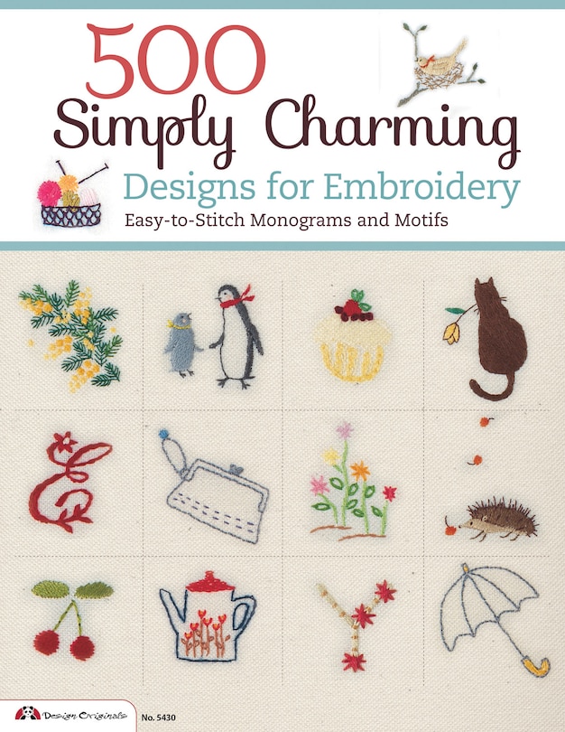 Couverture_500 Simply Charming Designs for Embroidery