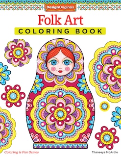 Couverture_Folk Art Coloring Book
