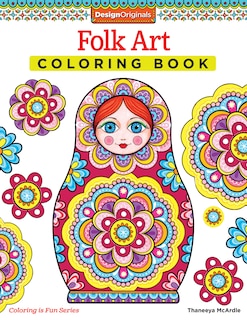 Folk Art Coloring Book