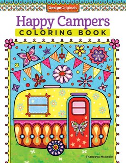 Front cover_Happy Campers Coloring Book