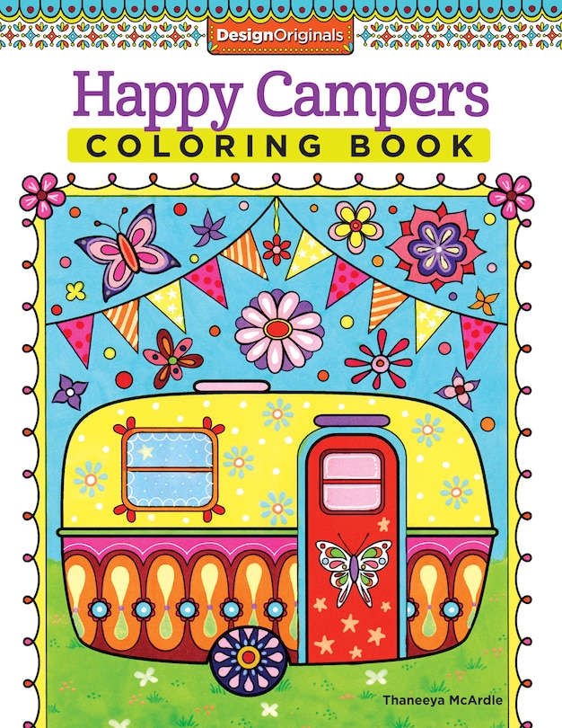 Front cover_Happy Campers Coloring Book