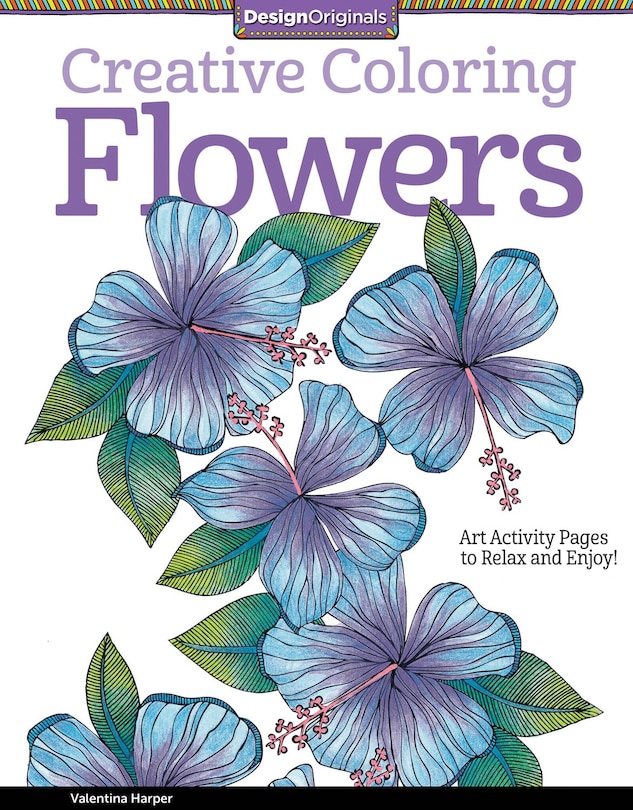 Front cover_Creative Coloring Flowers